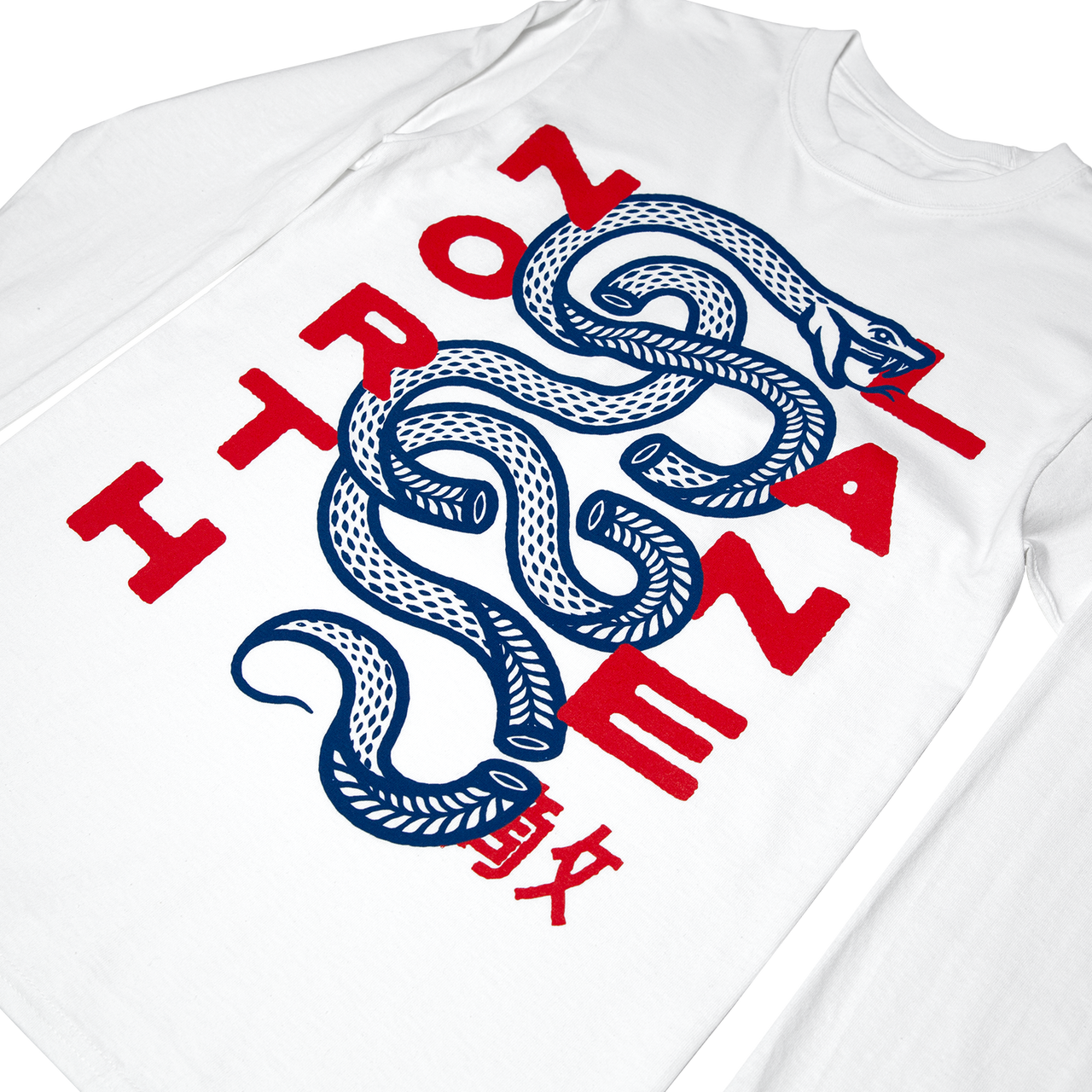 Twisted Snake Long Sleeve (White)