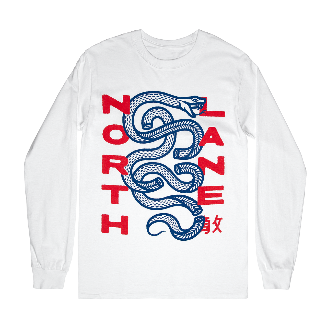 Twisted Snake Long Sleeve (White)