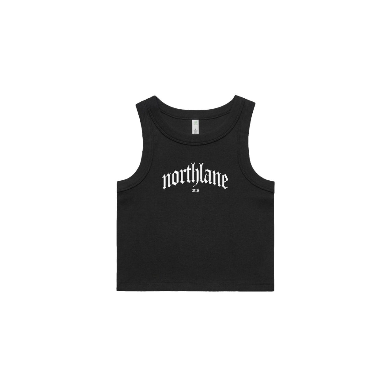 Embroidered Crop Tank Top